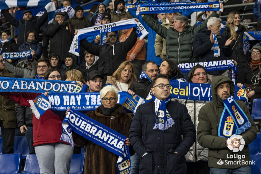 La afición del Real Oviedo agota las entradas para Zorrilla