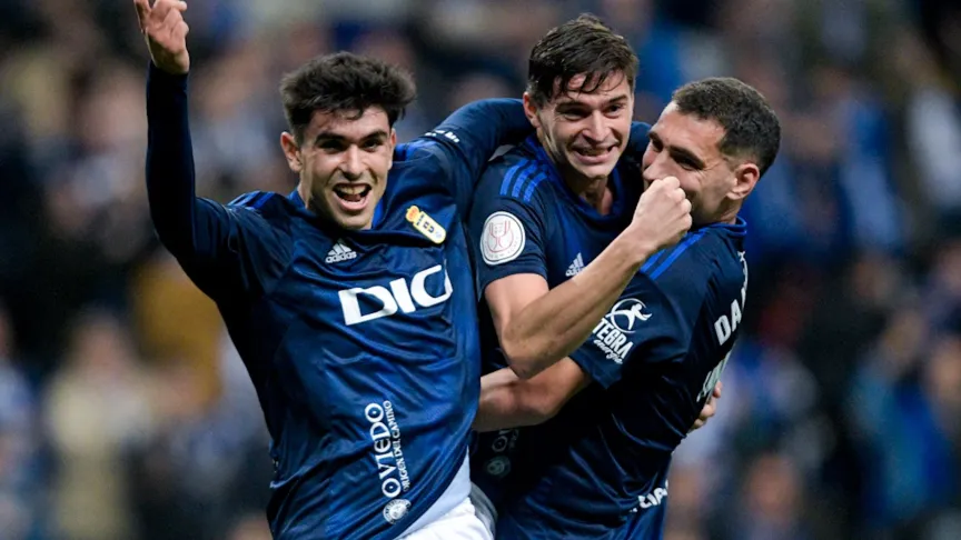 Celebracion gol oviedo granada