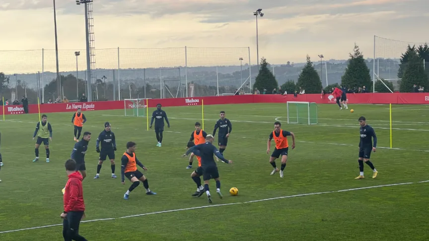 Entrenamiento Sporting