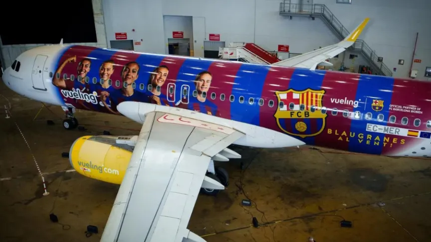 avión FCB fem
