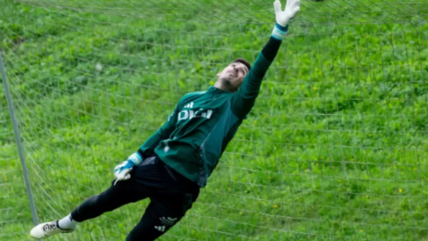 Miguel Narváez, portero del Vetusta