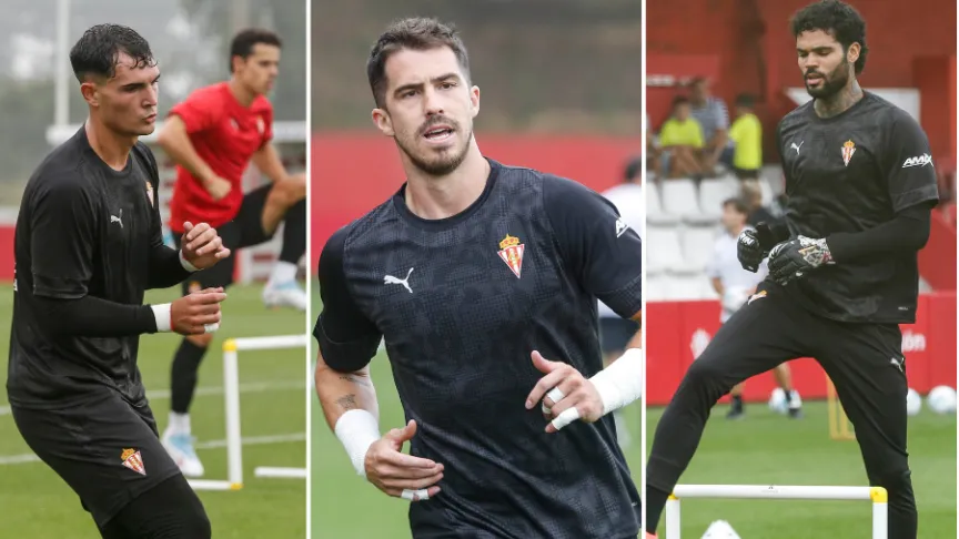 Iker Venteo, Rubén Yáñez y Christian Joel