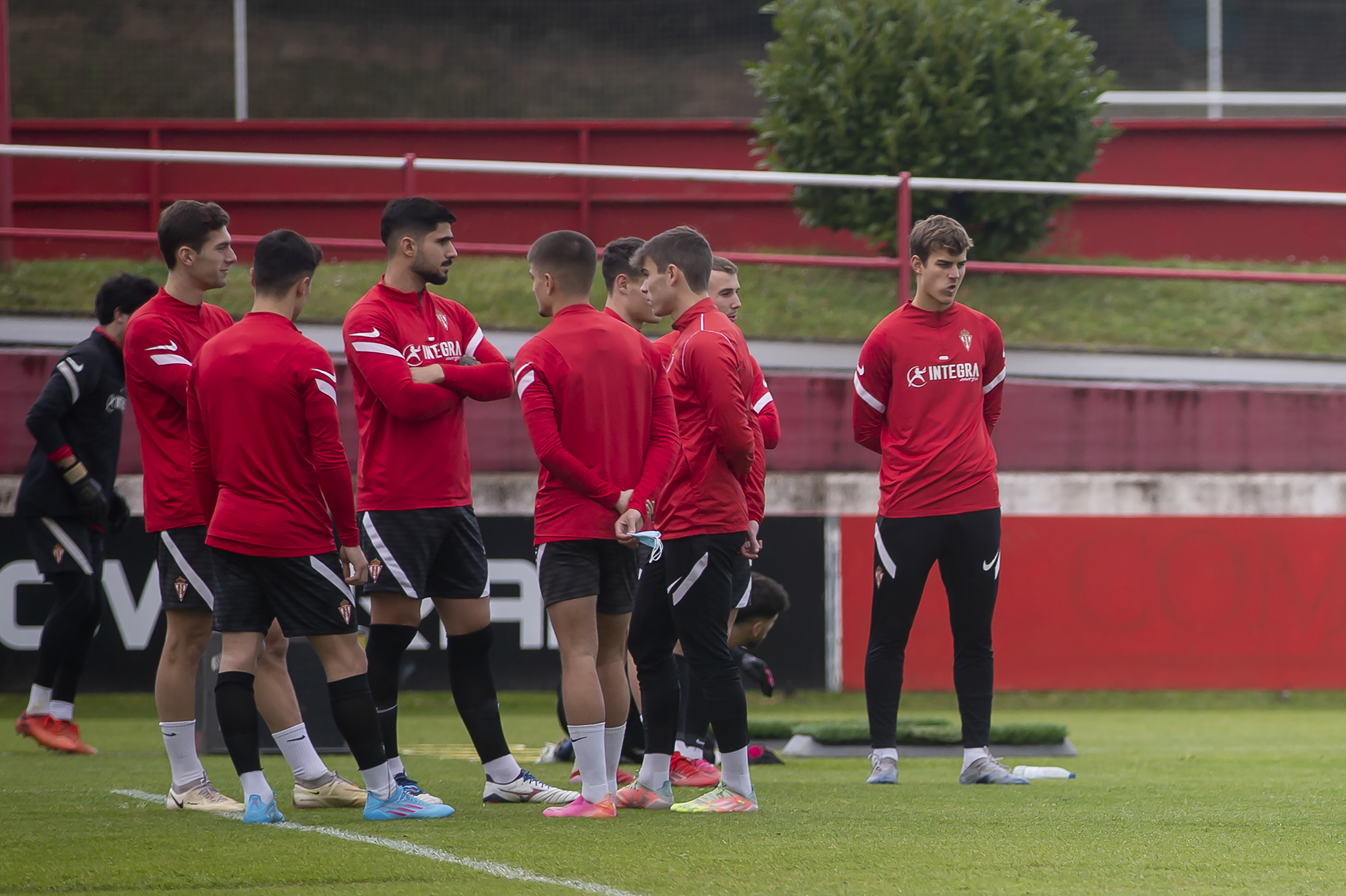 Entrenamiento del Sporting