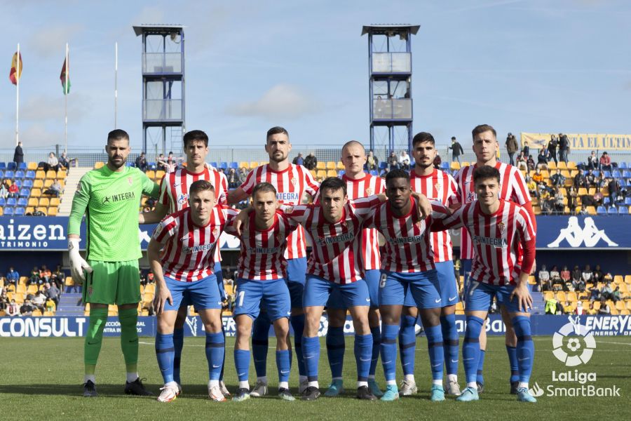 La alineación del Sporting 