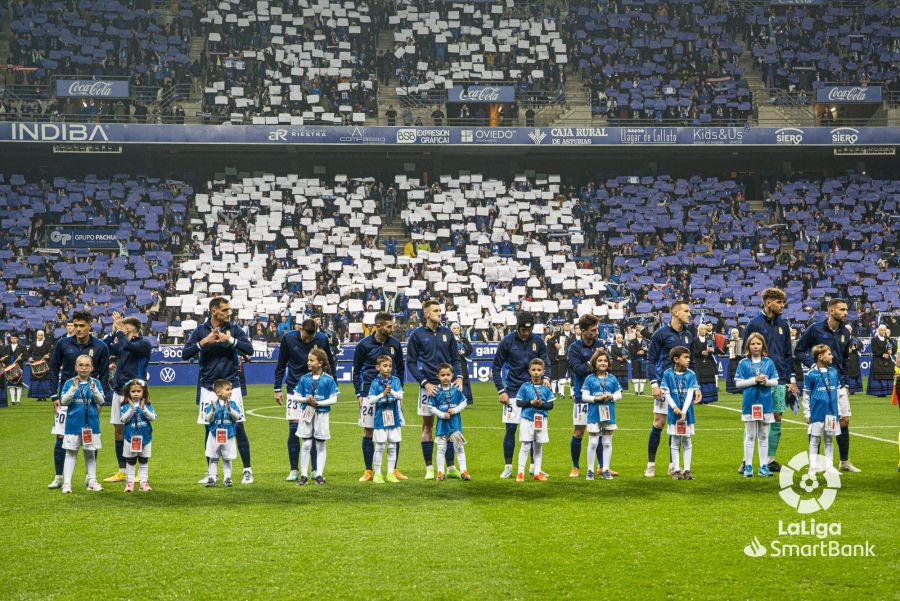 Los futbolistas del Real Oviedo