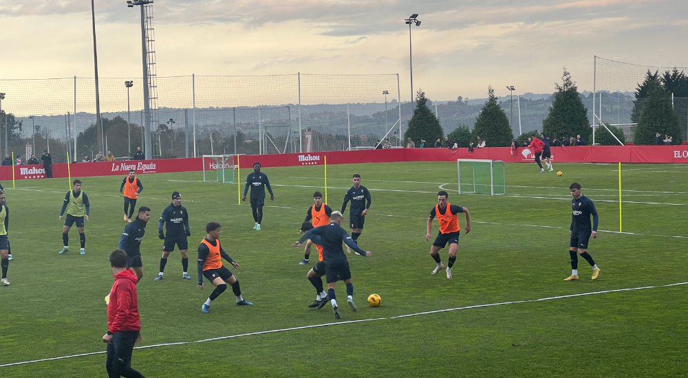 Entrenamiento Sporting