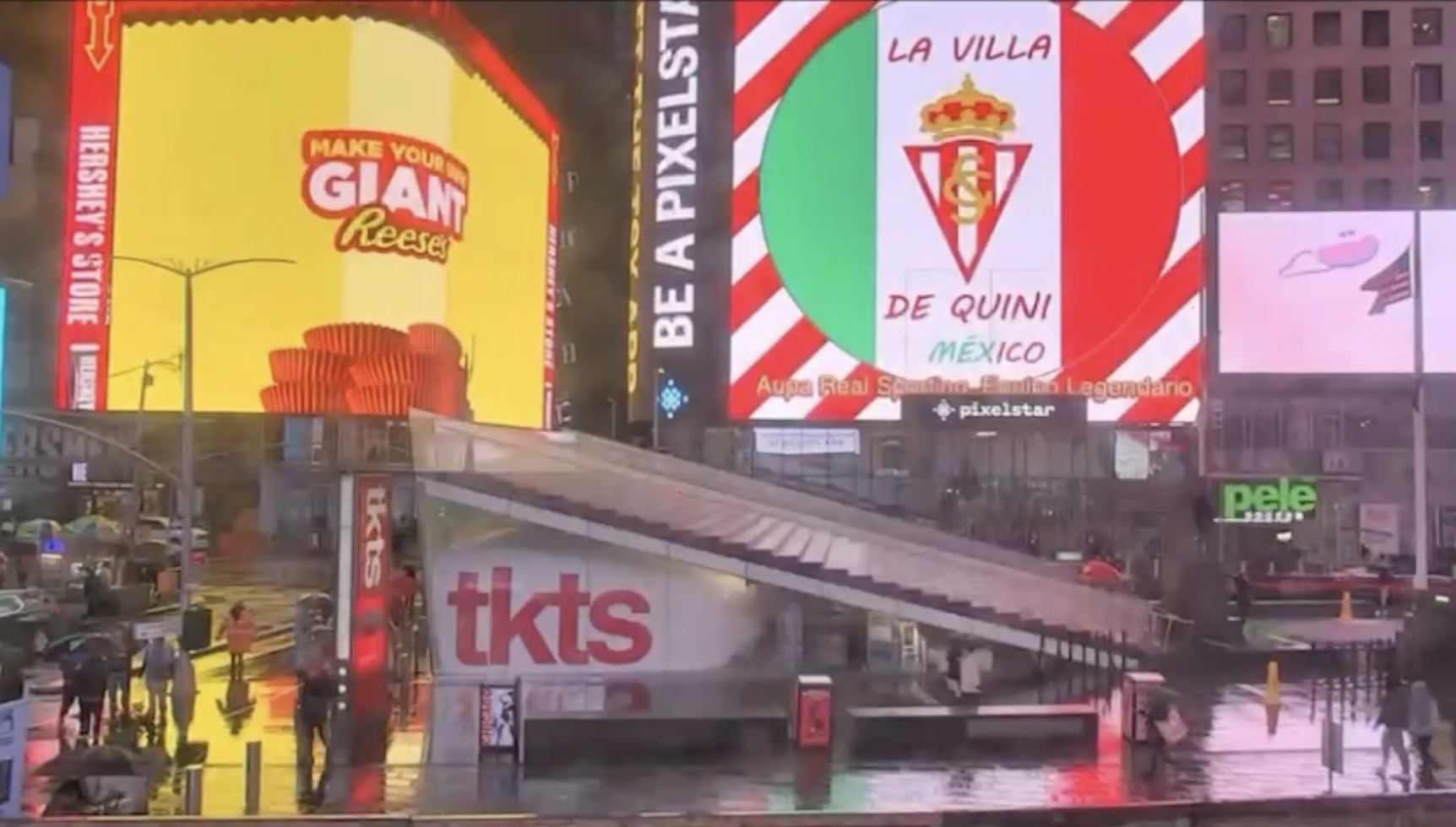 Sporting en Times Square.