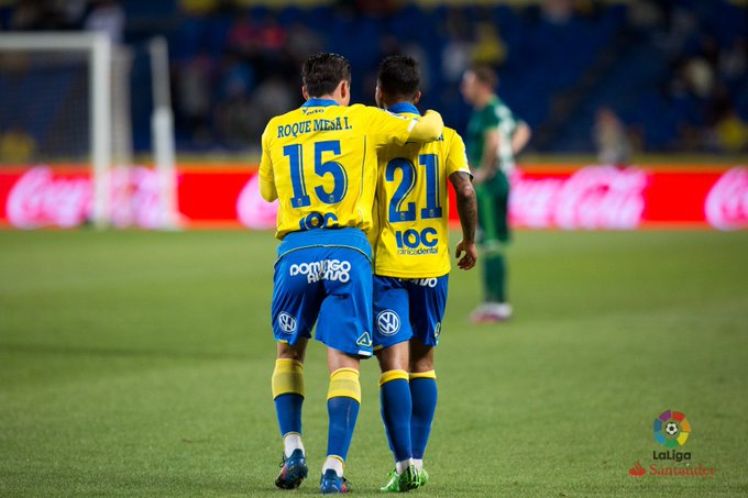 Roque Mesa y Jonathan Viera