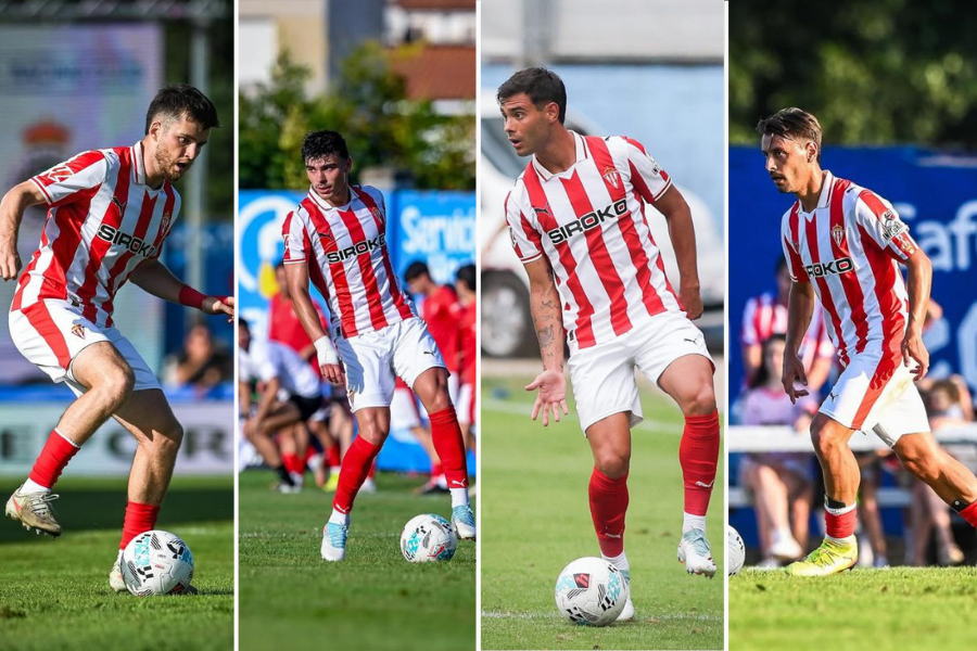 Guille Rosas, Pablo García, Diego Sánchez y Kevin Vázquez