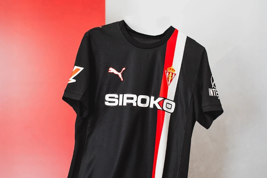 Segunda camiseta Real Sporting