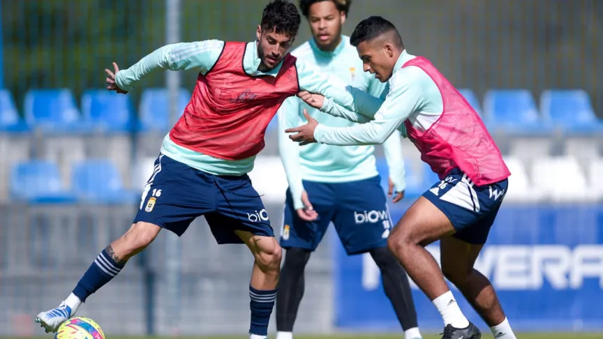 Camarasa, Koba y Charbel entrenamiento