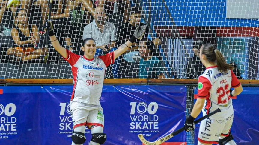 El Telecable celebrando el triunfo.