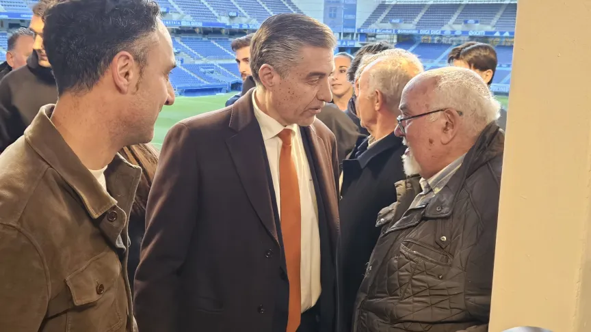 Martín Peláez con Eugenio Prieto