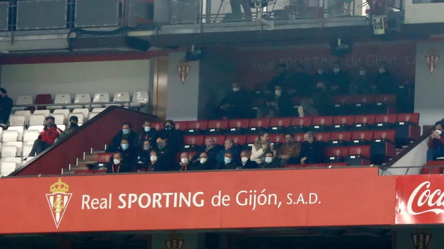 Palco de El Molinón