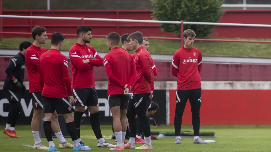 Entrenamiento del Sporting