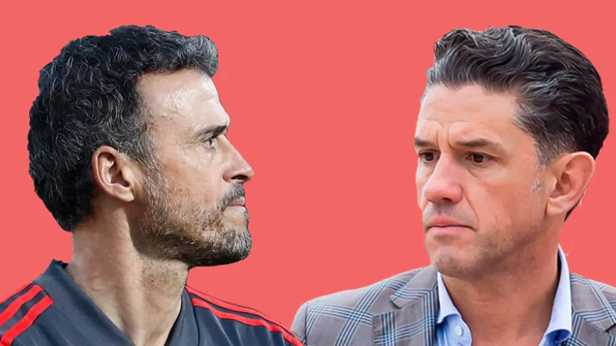 Luis Enrique y Alejandro Irarragorri