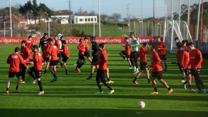 Entrenamiento Sporting