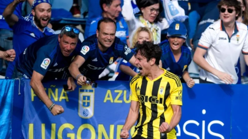 Sangalli celebra un gol