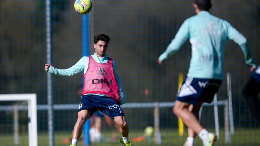 Entrenamiento del Real Oviedo