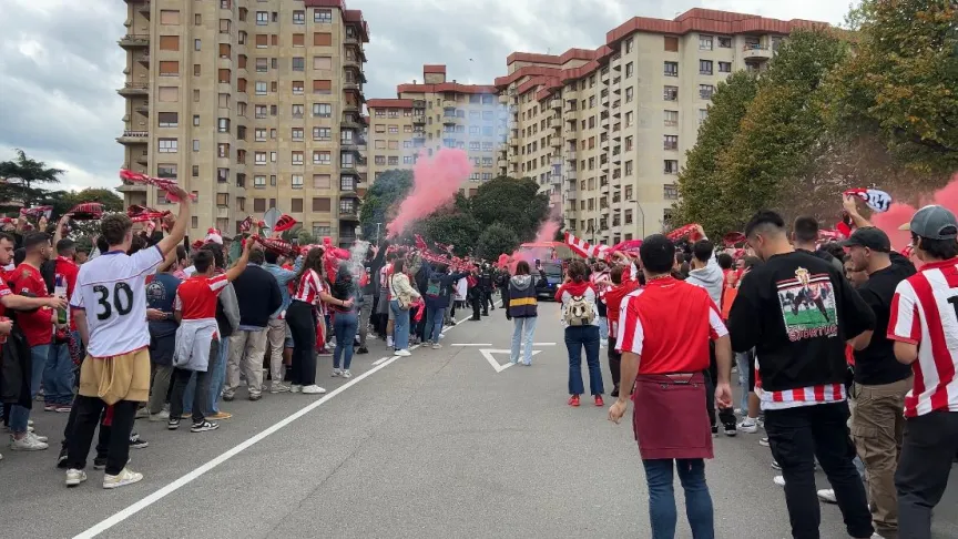 Recibimiento Sporting