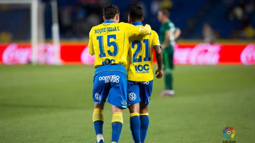 Roque Mesa y Jonathan Viera