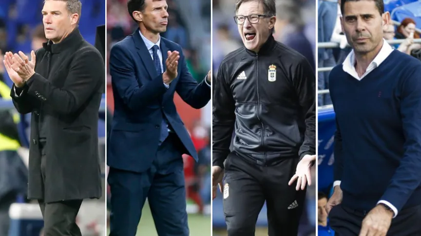 comparación entrenadores oviedo