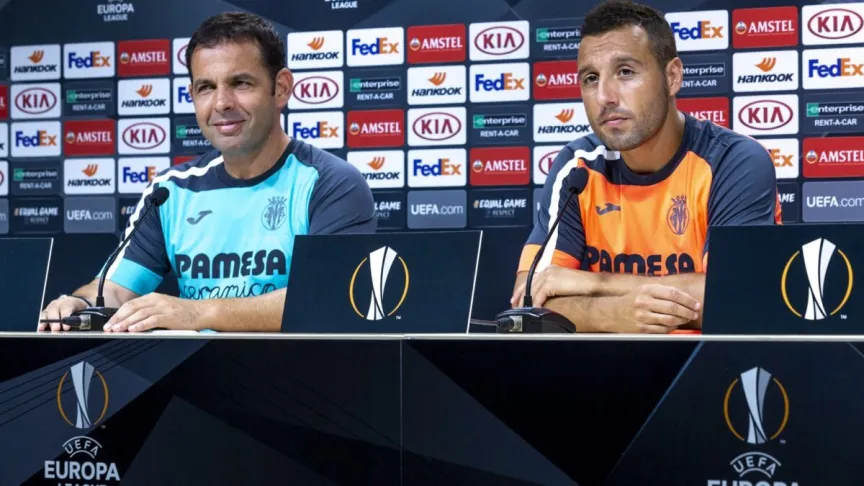 Javi Calleja y Santi Cazorla