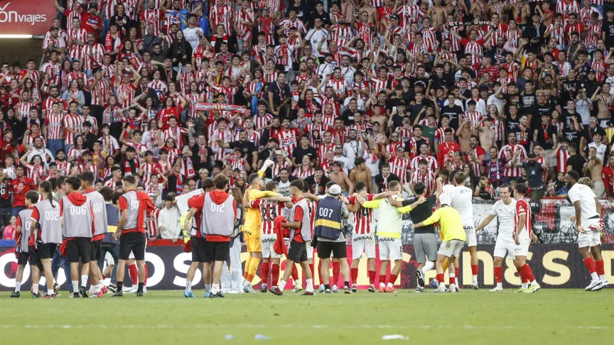 Celebración derbi