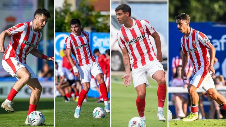 Guille Rosas, Pablo García, Diego Sánchez y Kevin Vázquez