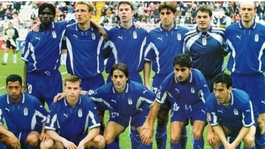 Once del Rayo-Real Oviedo del año 2000/01